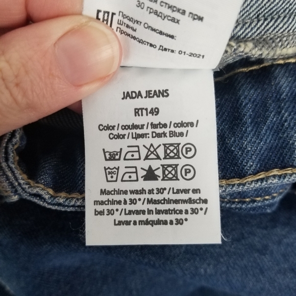 NWT ROTATE Jada Jeans High Waist Zipper Ankle Flare Organic Cotton Size 6 - Picture 3 of 16